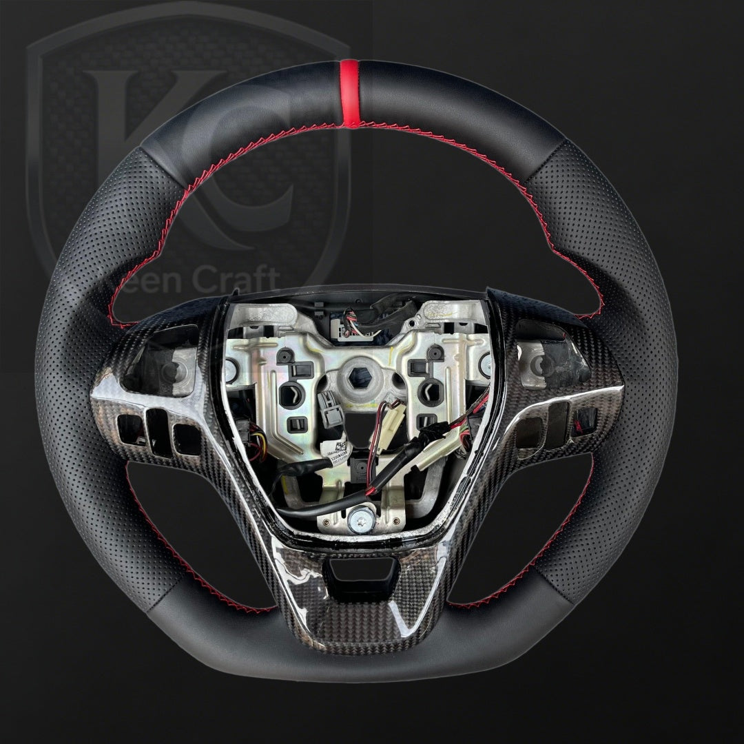 Ford 2013-2019 Taurus / 2011-2014 Edge / 2011-2019 Explorer / 2011-2020 Flex Carbon Fiber Steering Wheel | Keen Craft