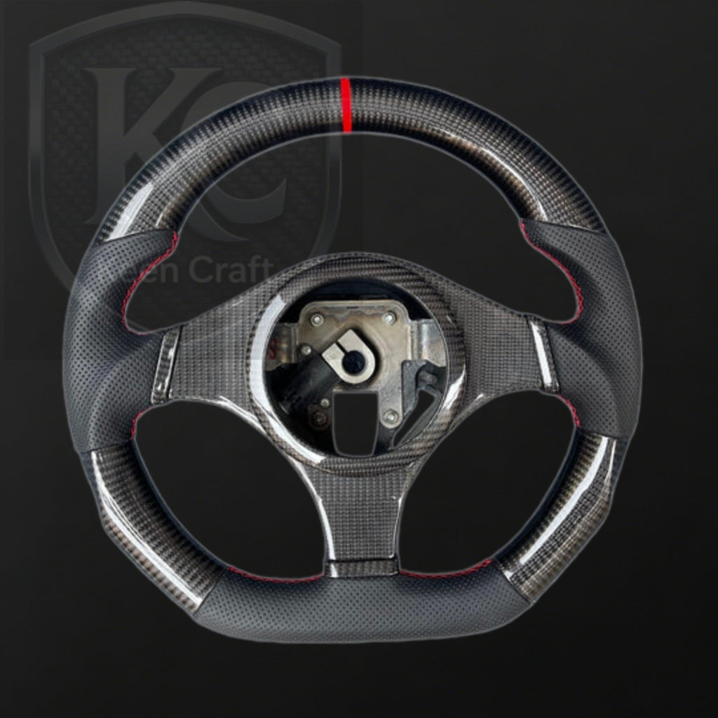 Mitsubishi 2001-2007 Evo 7 8 9 Carbon Fiber Steering Wheel | Keen Craft