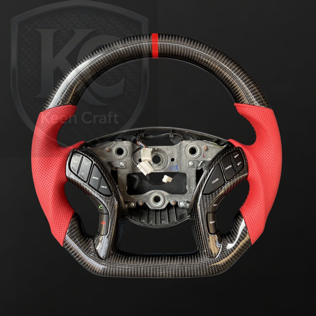 Hyundai Elantra 2012-2016 Carbon Fiber Steering Wheel | Keen Craft