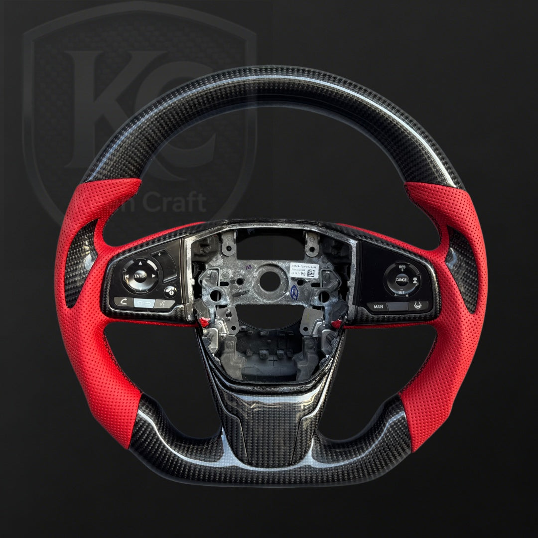 Honda CRV 2017-2018 Custom Carbon Fiber Steering Wheel | Keen Craft