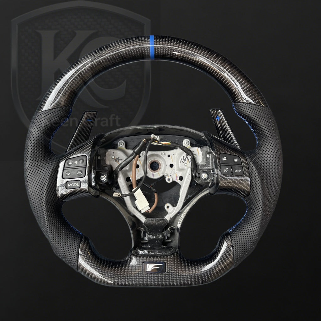 Lexus 2006-2013 IS250 IS350 ISF Carbon Fiber Steering Wheel | Keen Craft