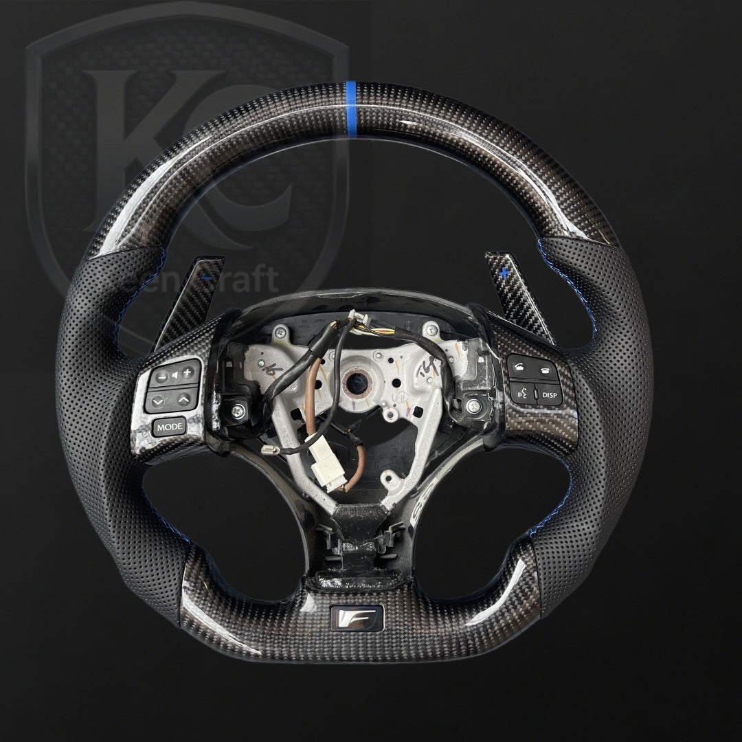 Lexus 2006-2013 IS250 IS350 ISF Carbon Fiber Steering Wheel | Keen Craft