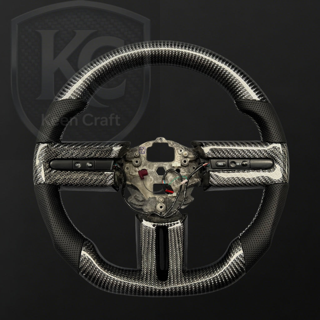 Ford 2005-2009 Mustang Carbon Fiber Steering Wheel | Keen Craft