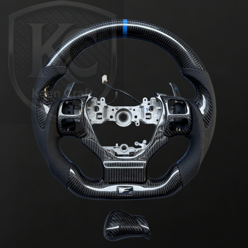 Lexus 2014-2026 IS CT200h NX RC RCF Carbon Fiber Steering Wheel | Keen Craft