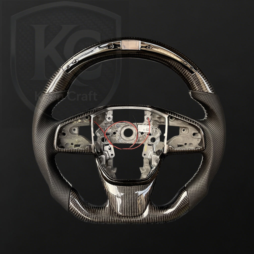 Honda CRV 2017-2018 Custom Carbon Fiber Steering Wheel | Keen Craft