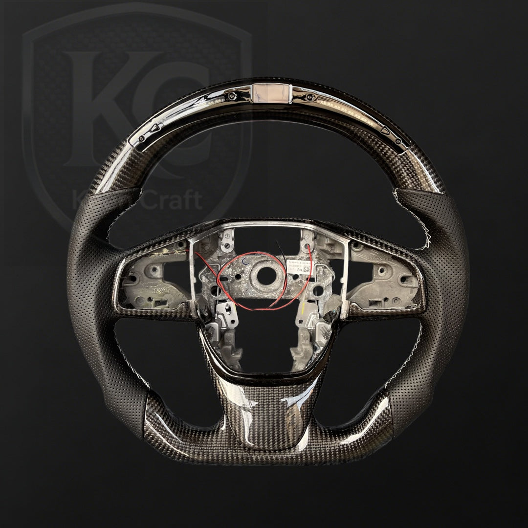 Honda CRV 2017-2018 Custom Carbon Fiber Steering Wheel | Keen Craft