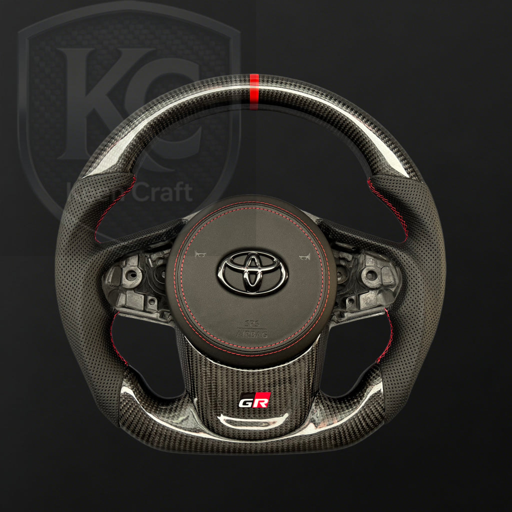 Toyota 2020-2026 Supra MK5 A90 A91 Carbon Fiber Steering Wheel | Keen Craft