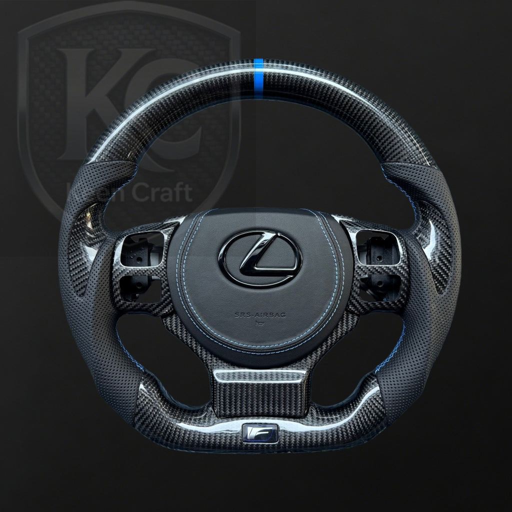 Lexus 2014-2026 IS CT200h NX RC RCF Carbon Fiber Steering Wheel | Keen Craft