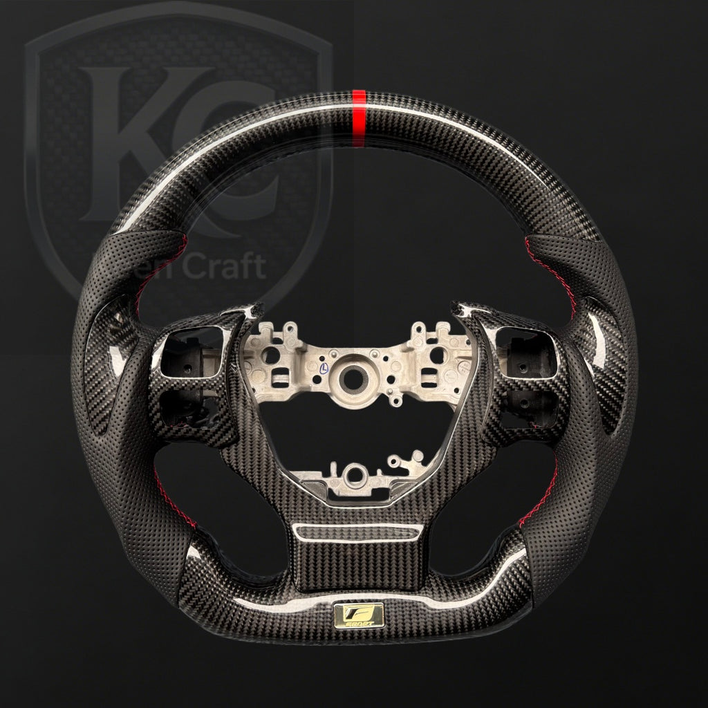 Lexus 2014-2026 IS CT200h NX RC RCF Carbon Fiber Steering Wheel | Keen Craft