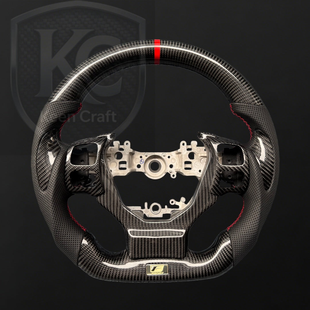 Lexus 2014-2026 IS CT200h NX RC RCF Carbon Fiber Steering Wheel | Keen Craft