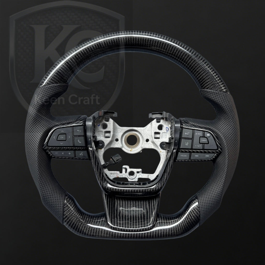 Toyota 2020-2026 Highlander Carbon Fiber Steering Wheel | Keen Craft
