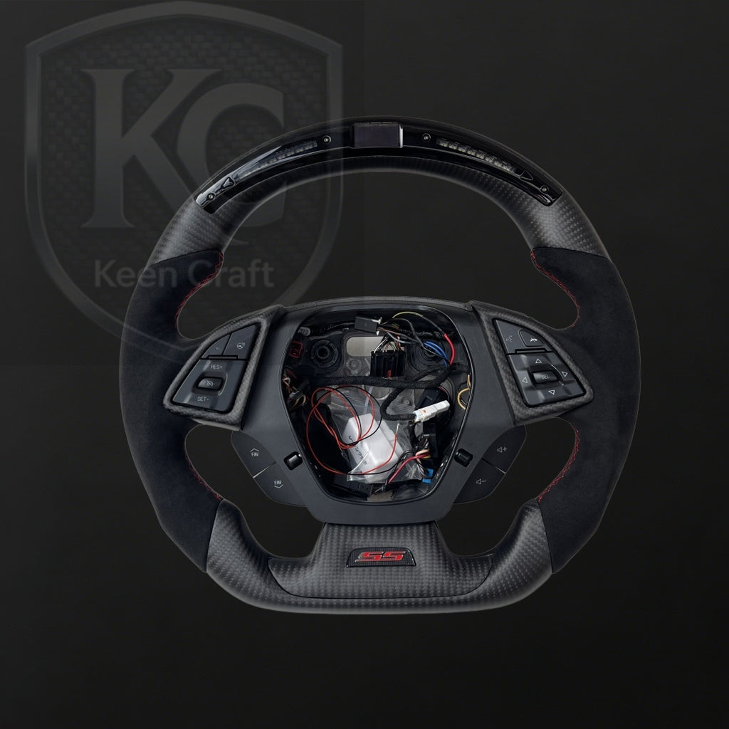 Chevrolet 2016-2023 Camaro Carbon Fiber Steering Wheel | Keen Craft