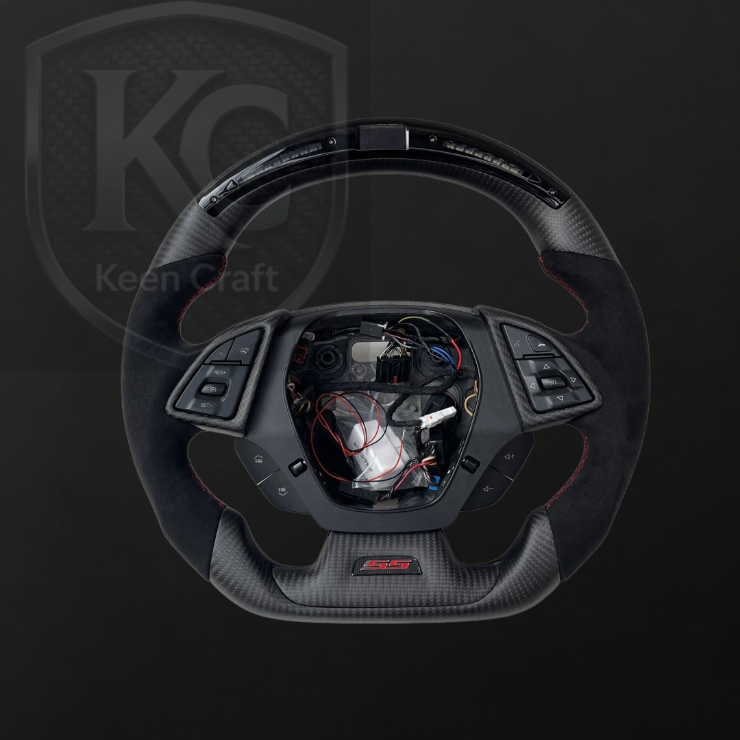 Chevrolet 2016-2023 Camaro Carbon Fiber Steering Wheel | Keen Craft