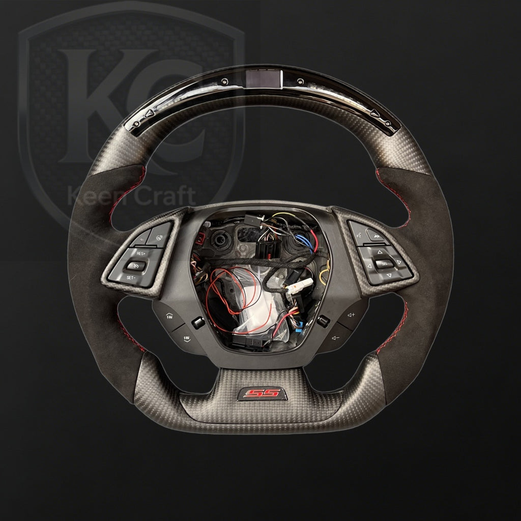 Chevrolet 2016-2023 Camaro Carbon Fiber Steering Wheel | Keen Craft