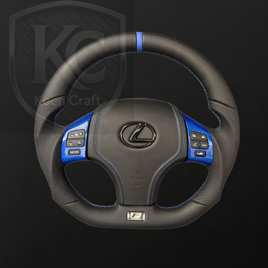 Lexus 2006-2013 IS250 IS350 ISF Carbon Fiber Steering Wheel | Keen Craft