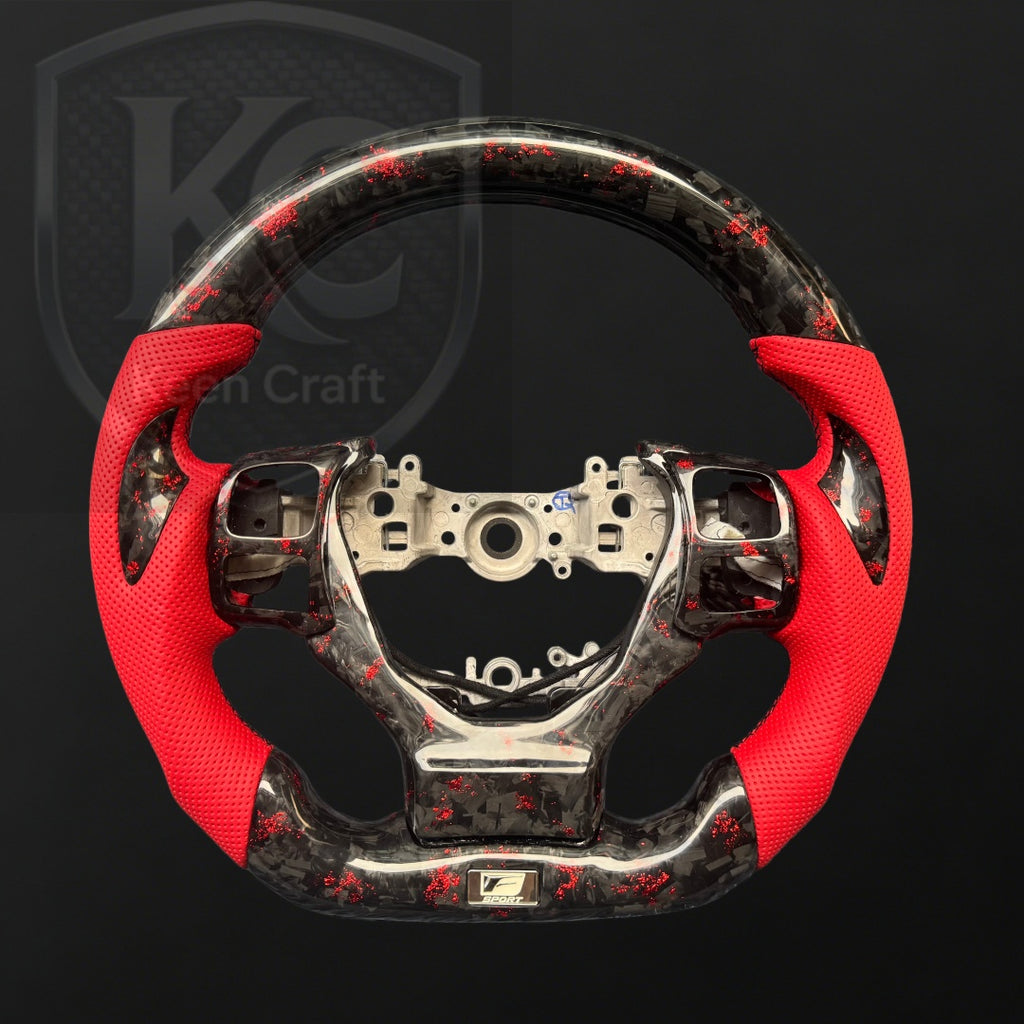 Lexus 2014-2026 IS CT200h NX RC RCF Carbon Fiber Steering Wheel | Keen Craft