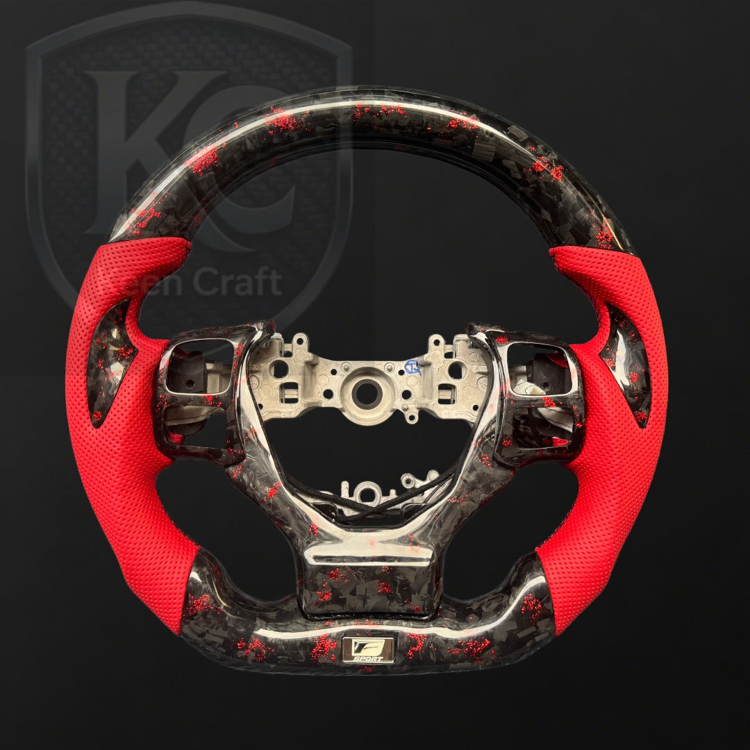 Lexus 2014-2026 IS CT200h NX RC RCF Carbon Fiber Steering Wheel | Keen Craft