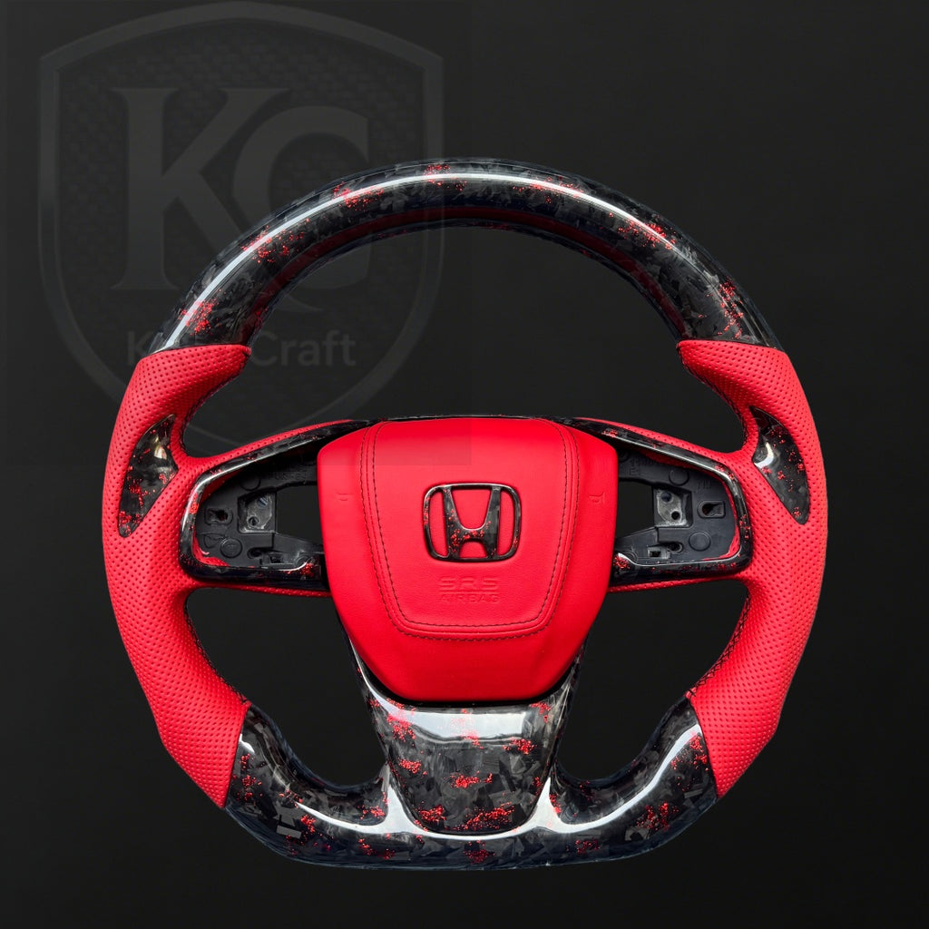 Honda CRV 2017-2018 Custom Carbon Fiber Steering Wheel | Keen Craft