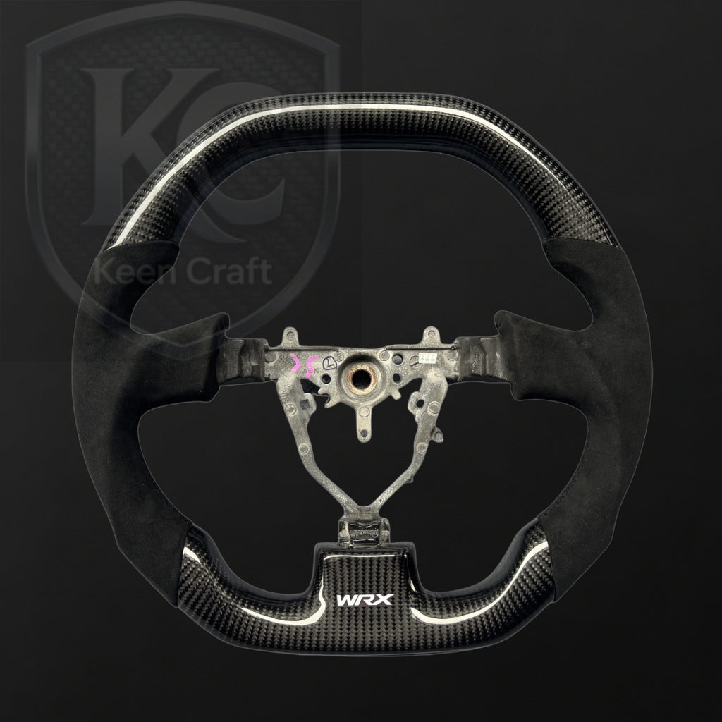Subaru 2004-2007 WRX STI Forester Legacy Carbon Fiber Steering Wheel | Keen Craft