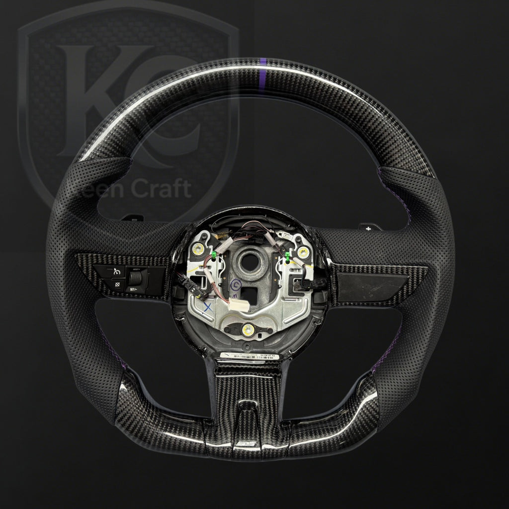 Chevrolet 2010-2011 Camaro Carbon Fiber Steering Wheel | Keen Craft