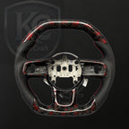 Jeep 2018-2026 Wrangler Gladiator Carbon Fiber Steering Wheel | Keen Craft