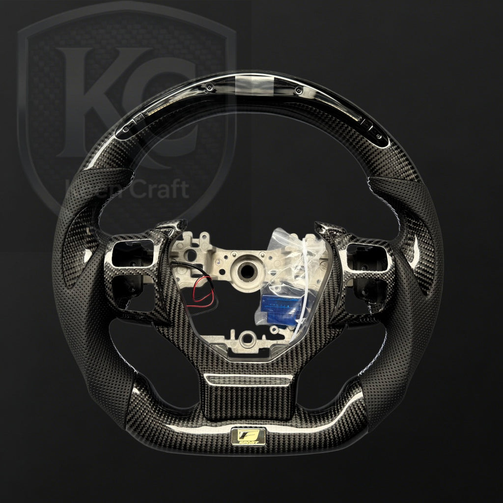 Lexus 2014-2026 IS CT200h NX RC RCF Carbon Fiber Steering Wheel | Keen Craft