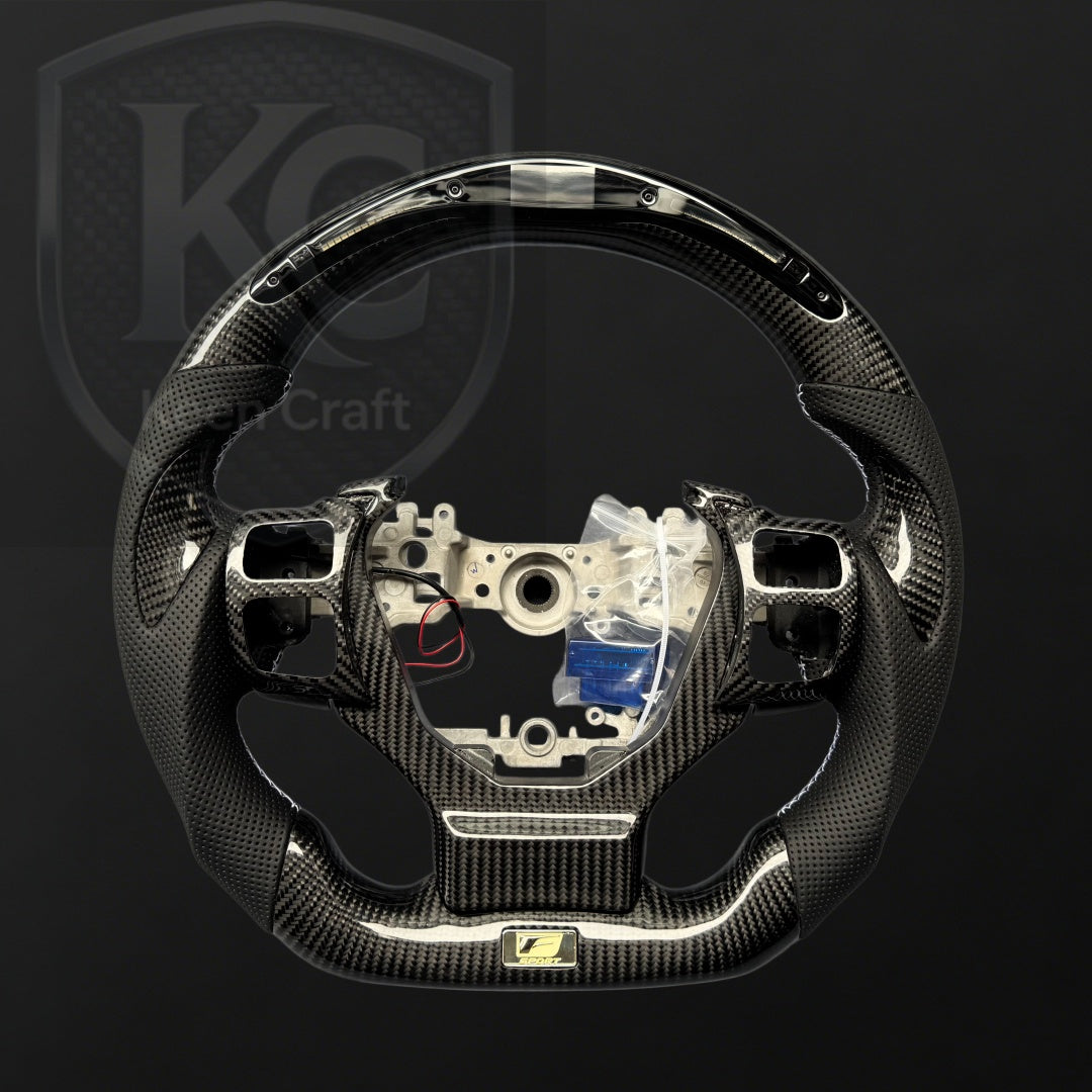 Lexus 2014-2026 IS CT200h NX RC RCF Carbon Fiber Steering Wheel | Keen Craft