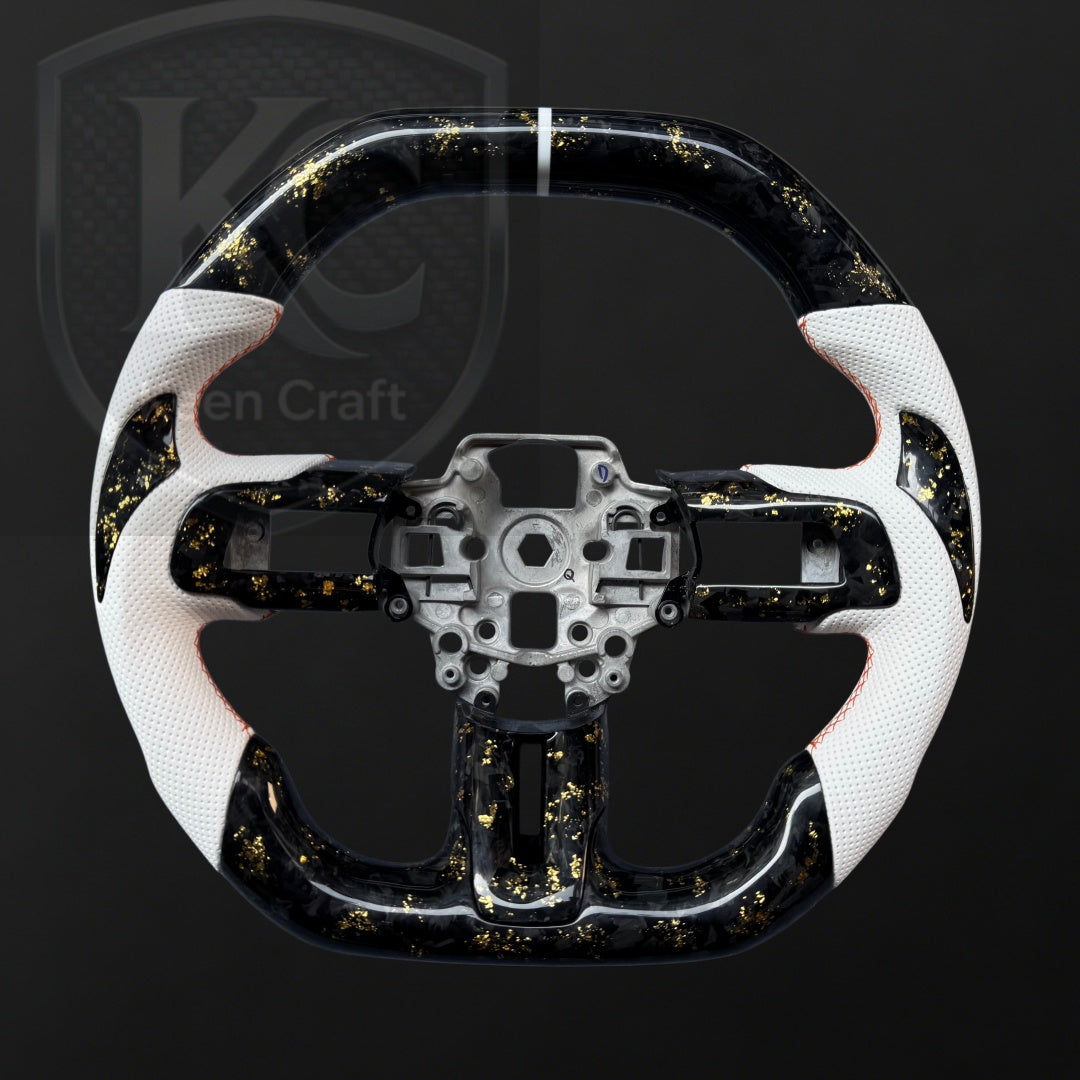 Ford 2018-2023 Mustang Carbon Fiber Steering Wheel | Keen Craft