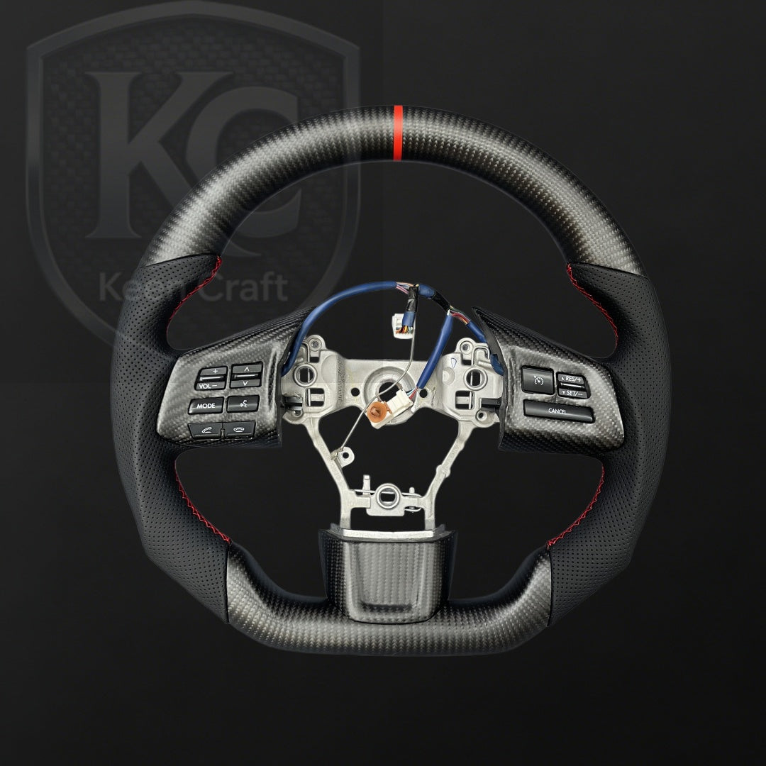 Subaru 2015-2021 WRX STI Carbon Fiber Steering Wheel | Keen Craft