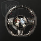 Mitsubishi Evolution 2008-2015 EVO X/Lancer Carbon Fiber Steering Wheel | Keen Craft