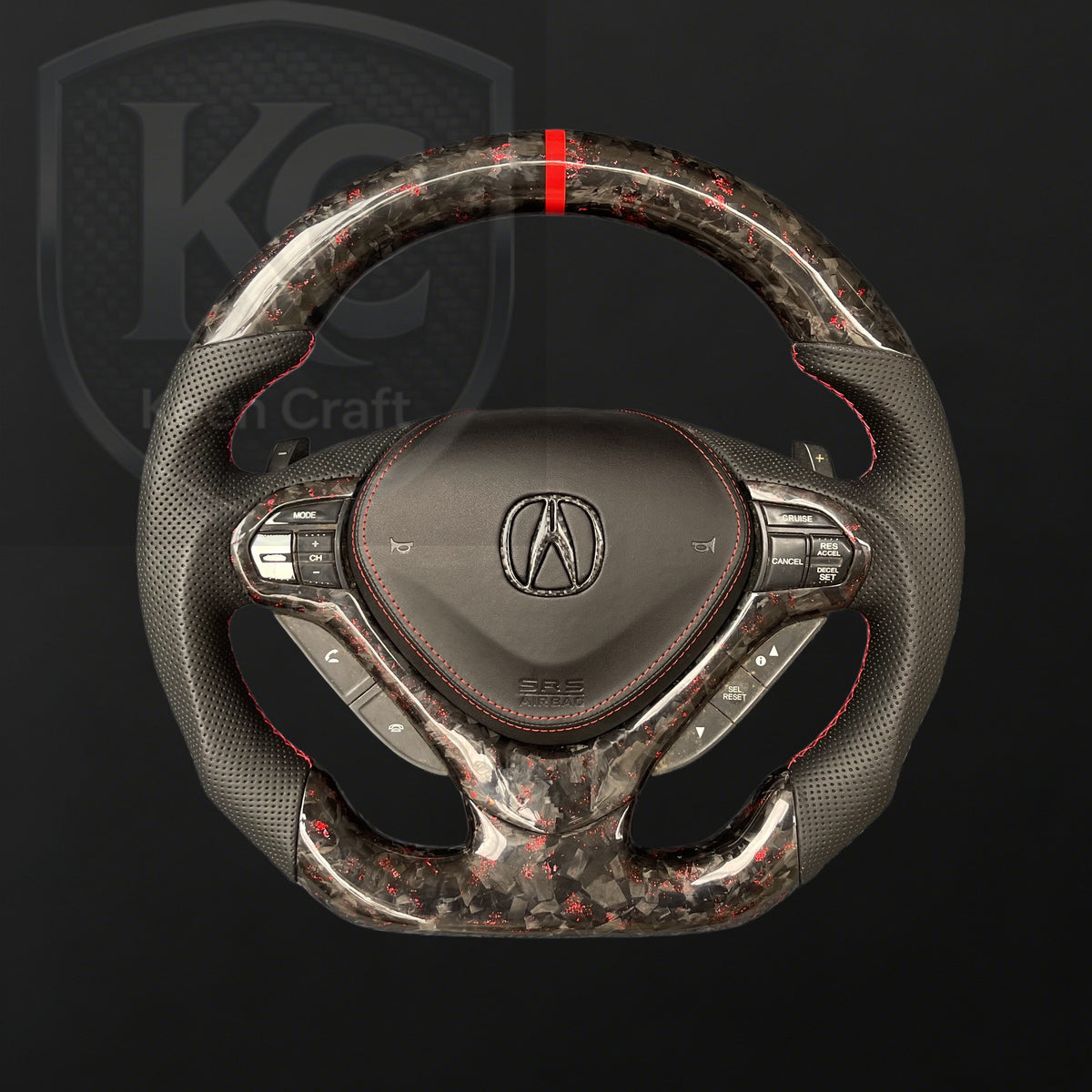 Acura TSX 2009-2014 Carbon Fiber Steering Wheel | Keen Craft