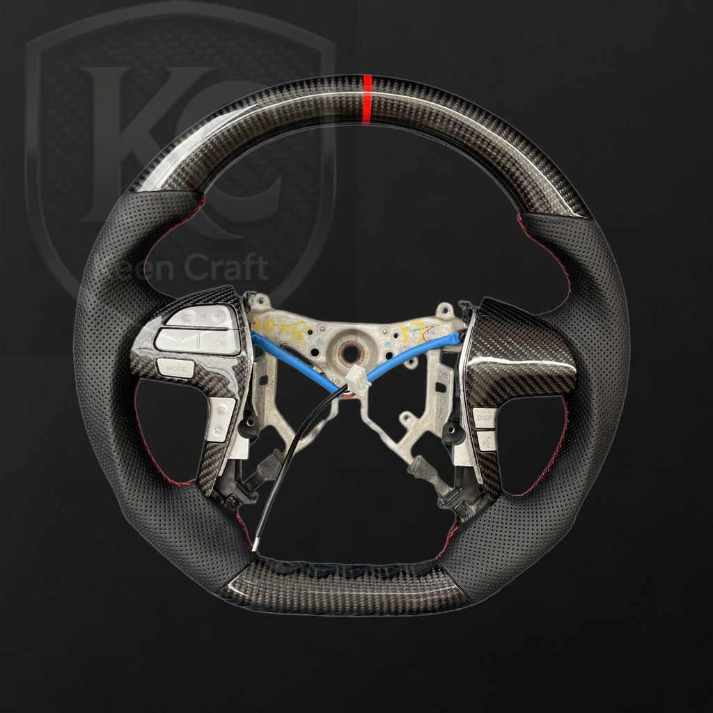 Toyota 2006-2012 Camry/2012-2014 Vigo Carbon Fiber Steering Wheel | Keen Craft