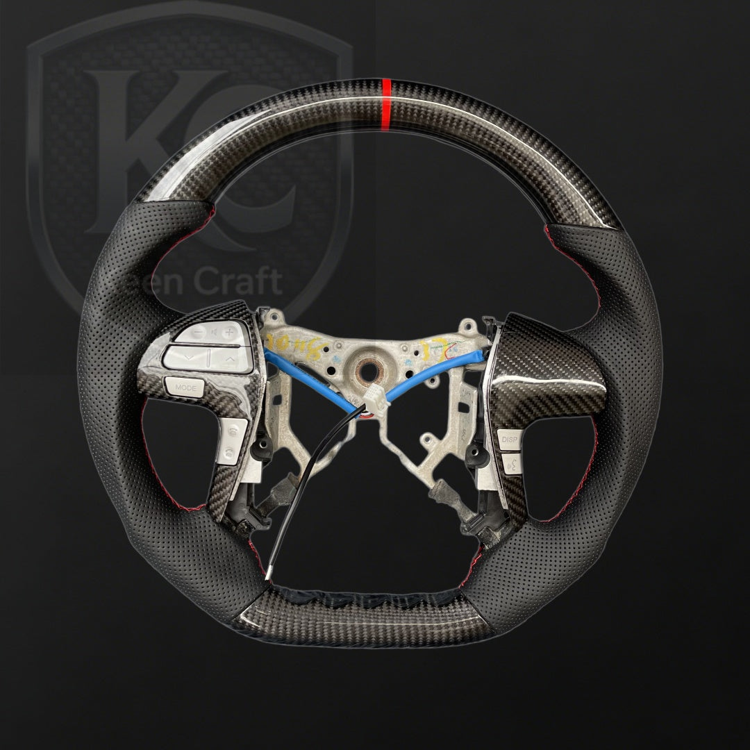 Toyota 2006-2012 Camry/2012-2014 Vigo Carbon Fiber Steering Wheel | Keen Craft