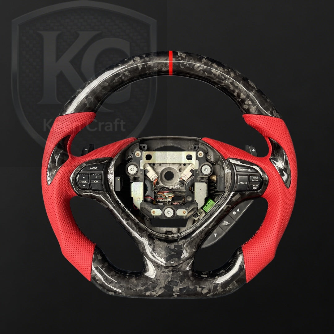 Acura TSX 2009-2014 Carbon Fiber Steering Wheel | Keen Craft