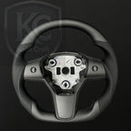 Tesla Model 3 Y Carbon Fiber Steering Wheel | Keen Craft