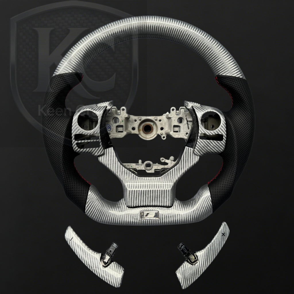 Lexus 2014-2026 IS CT200h NX RC RCF Carbon Fiber Steering Wheel | Keen Craft