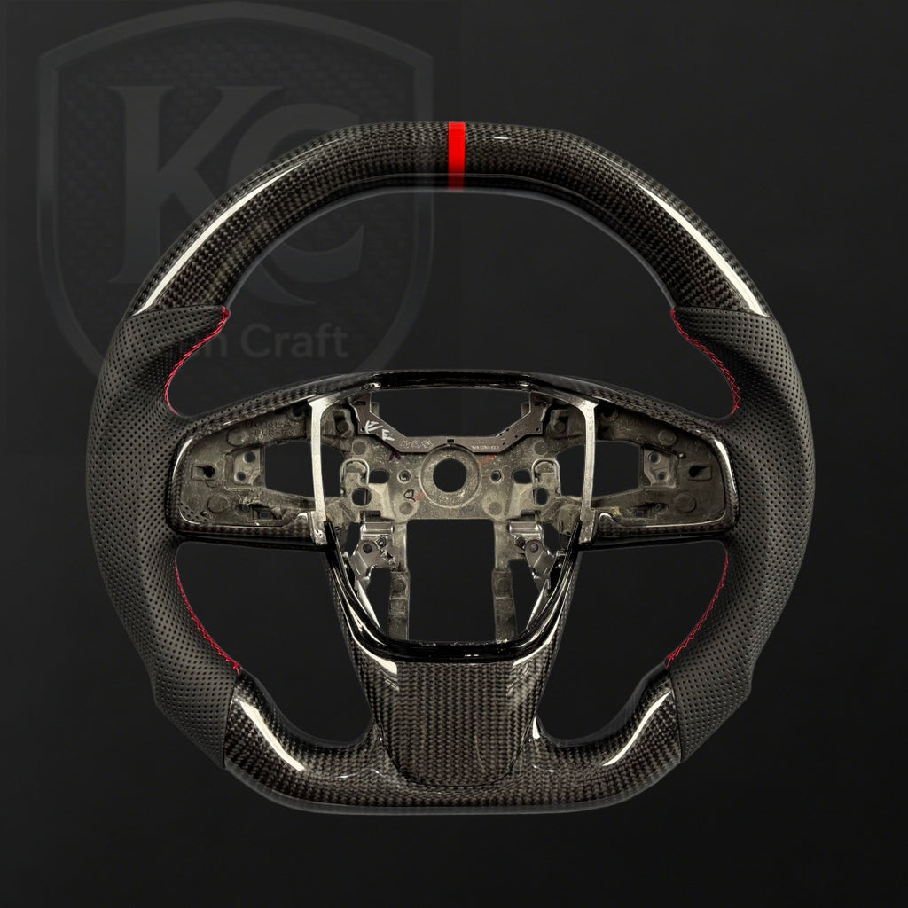 Honda CRV 2017-2018 Custom Carbon Fiber Steering Wheel | Keen Craft