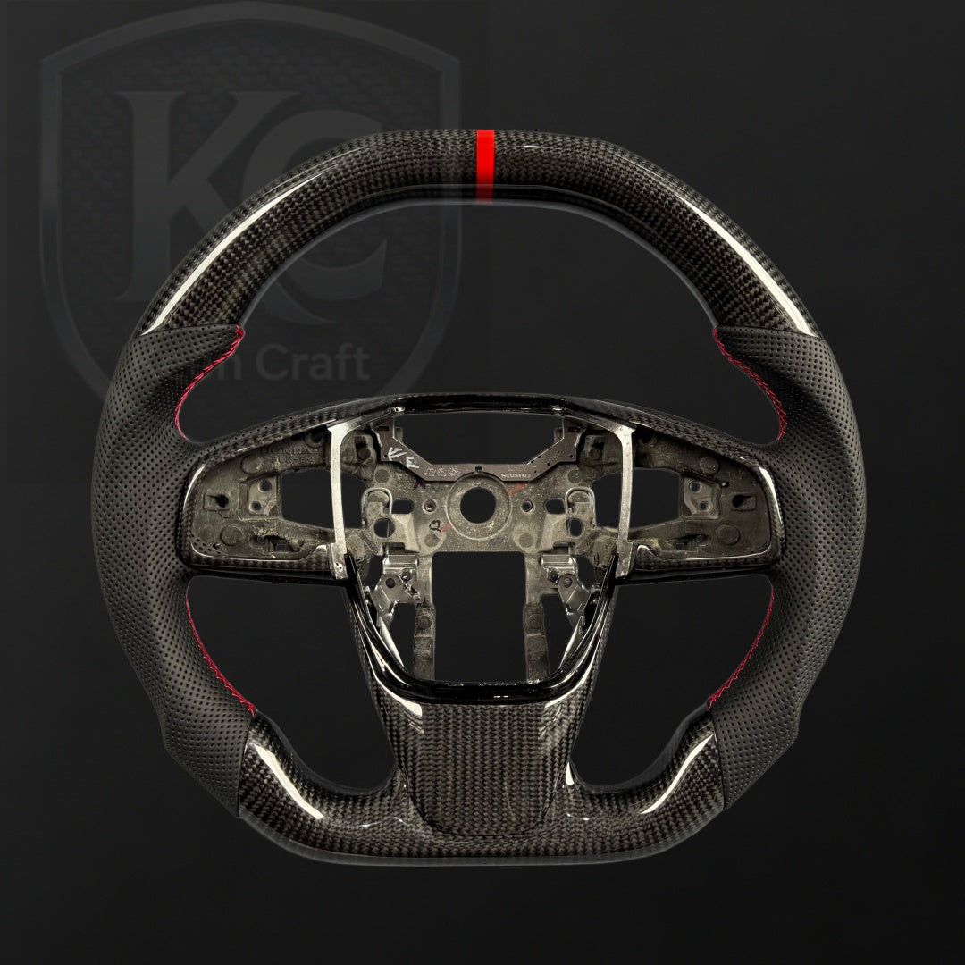 Honda CRV 2017-2018 Custom Carbon Fiber Steering Wheel | Keen Craft