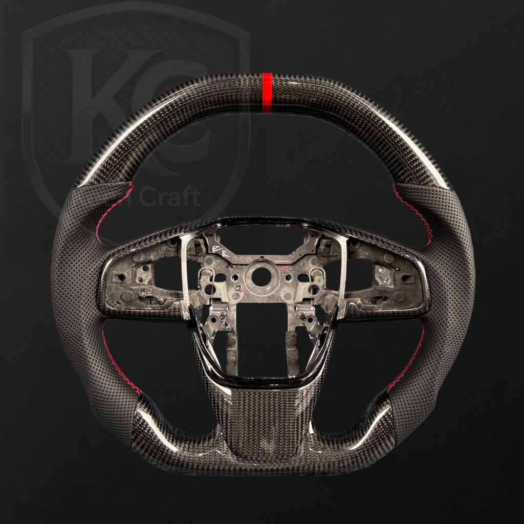 Honda CRV 2017-2018 Custom Carbon Fiber Steering Wheel | Keen Craft