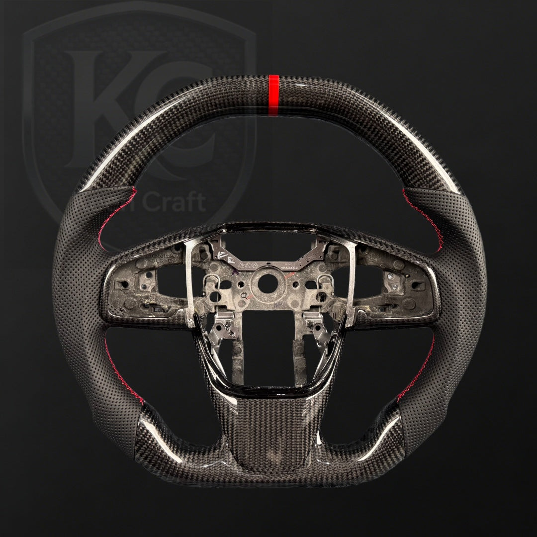 Honda CRV 2017-2018 Custom Carbon Fiber Steering Wheel | Keen Craft