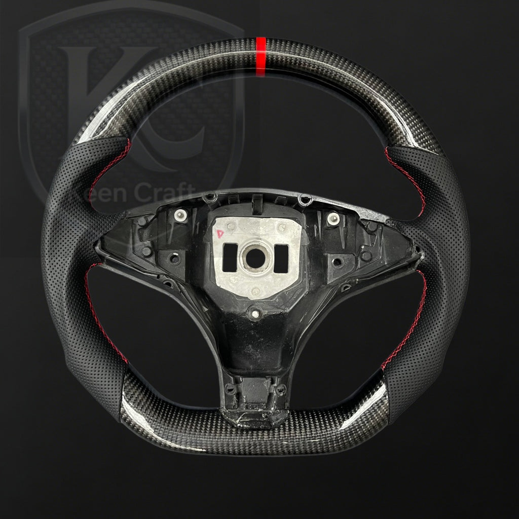 Tesla Model S / X Yoke Carbon Fiber Steering Wheel | Keen Craft