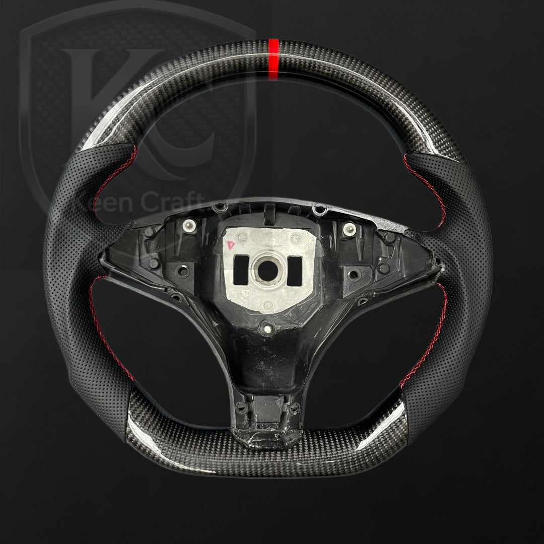Tesla Model S / X Yoke Carbon Fiber Steering Wheel | Keen Craft