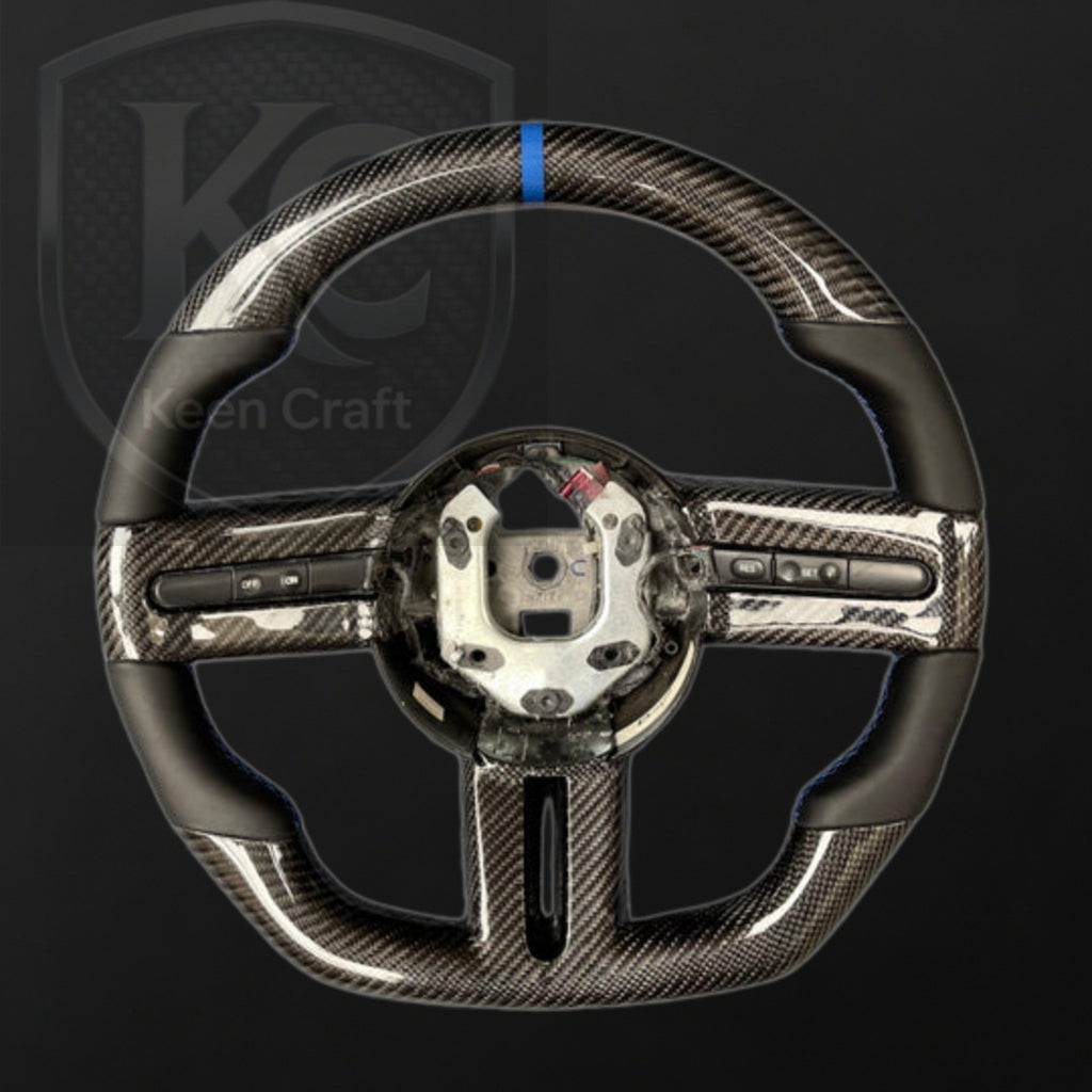 Ford 2005-2009 Mustang Carbon Fiber Steering Wheel | Keen Craft