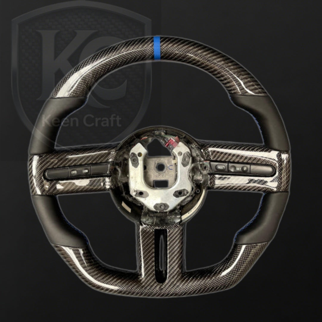 Ford 2005-2009 Mustang Carbon Fiber Steering Wheel | Keen Craft