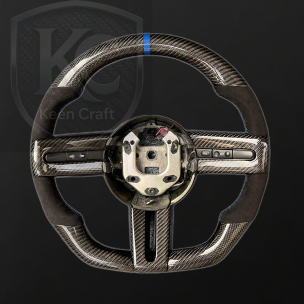 Ford 2005-2009 Mustang Carbon Fiber Steering Wheel | Keen Craft