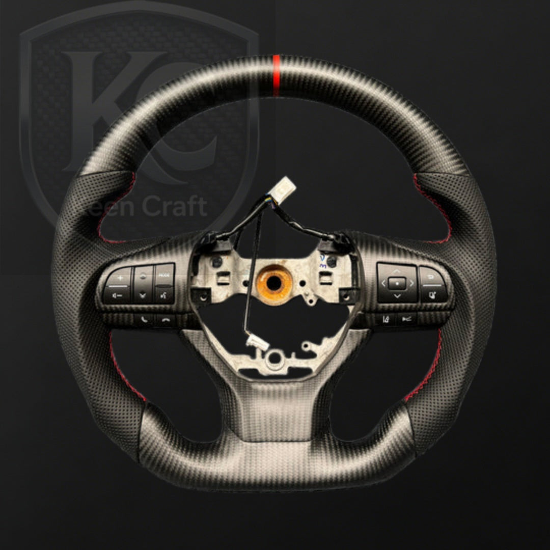 Lexus 2016-2022 RX350 450h / ES350 ES300/ GS350 GS450 / LX570 / GX460 / GS300 GS200T Carbon Fiber Steering Wheel | Keen Craft