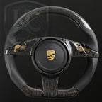 Porsche 911 (991.1) / Boxster (987.2 981) / Cayman (981) / Cayenne (958) / Panamera (970) Carbon Fiber Steering Wheel| Keen Craft