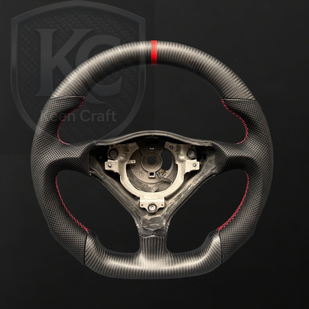 Porsche 2000-2004 911 996 Boxster 986 Carbon fiber steering wheel| Keen Craft