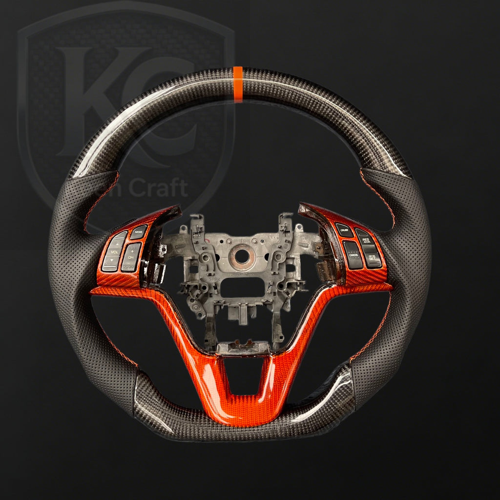 Custom Honda 2007-2011 CRV Carbon Fiber Steering Wheel | Keen Craft