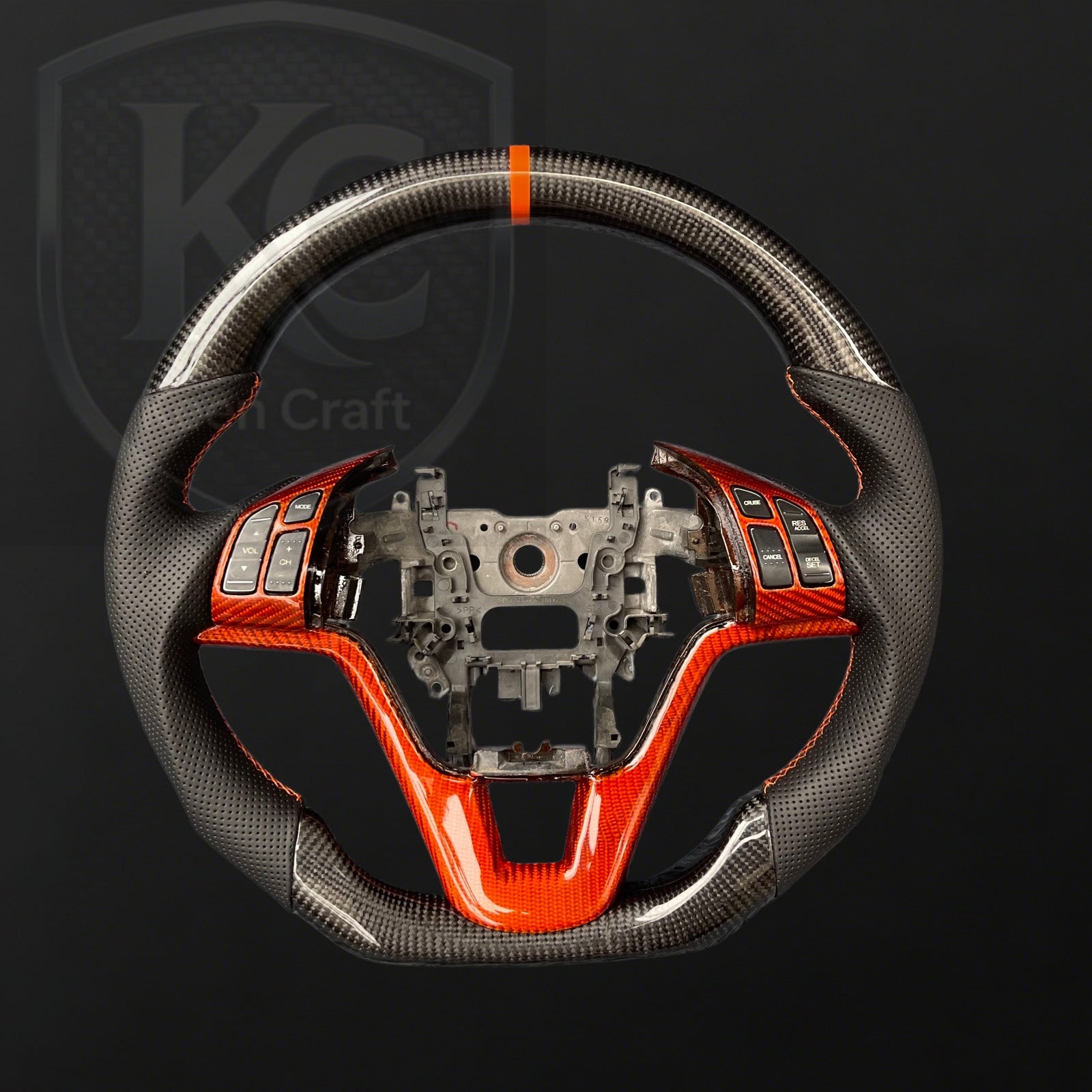 Custom Honda 2007-2011 CRV Carbon Fiber Steering Wheel | Keen Craft